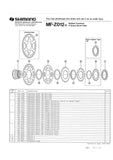 Shimano #MF-Z012 6-speed Freewheel with 14-28 teeth and english thread from 1990