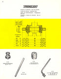 NOS Stronglight Competition Bottom Bracket cups with english thread (BSA) for #No.65 (square taper) and #No.34 (cottered) from the 1940s - 1970s