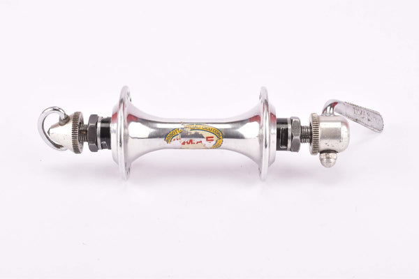 Extreme light weight! Omas Big Sliding #101/A (101S/A) front hub with aluminum axle! and 28 holes from the 1970s