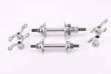 Gnutti Export Airone 3-piece chromed steel Hub set with french thread, solid axle and 36 holes from the 1940s - 1950s