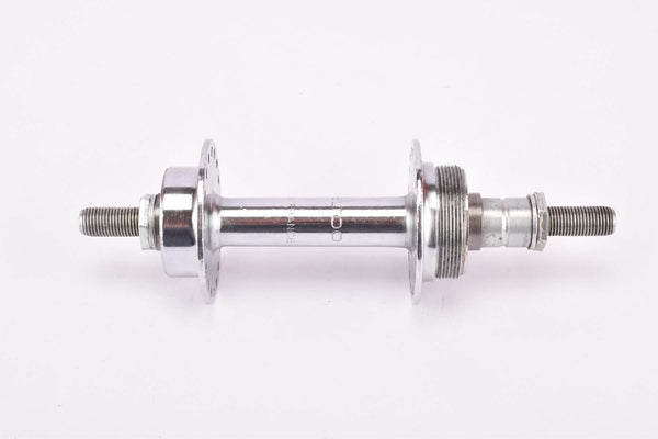 MINT Moyeux Exceltoo Chrome plated steel rear Hub with english thread (BSA) solid axle and 36 holes from the 1940s - 1950s