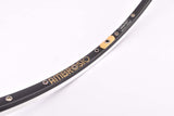 NOS Black Ambrosio Excellence Brev. N.21726 B/86 TQB Silk-Dur single Clincher Rim in 622-13mm (13-700C / 28") with 36 holes from the 1980s  - 1990s