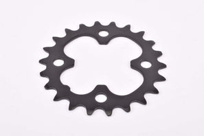 NOS Black Shimano 22-S 4-arm Chainring with 22 teeth and 64 BCD