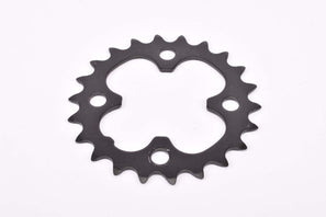 NOS Black Shimano 22-X 4-arm Chainring with 22 teeth and 64 BCD