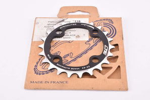 NOS Black Specialites TA C116 (Shimano XTR compatible) 4-arm 9-speed chainring with 22 teeth and 64 BCD