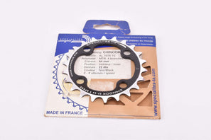 NOS Black Specialites TA Chinook Interieur Triple smallest 4-arm 8-speed / 9-speed MTB chainring with 22 teeth and 64 BCD