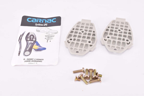 NOS Carnac UPS  3 Point B-Insert (Look / Shimano) replacment shoe sole set No.4