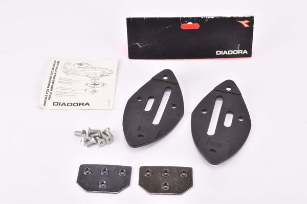 NOS Diadora Foratura 4 Point Shoe Sole Insert Plate / Cleat Adapter for SPD and SPD-R