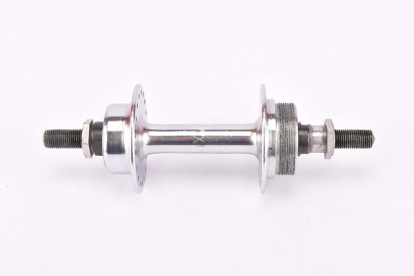 NOS Moyeux MAXI (MAXI-CAR) Chrome plated steel rear Hub with english thread (BSA) solid axle and 36 holes