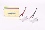 NOS/NIB Campagnolo Fermapiedi Toe Clips #0990/05 (#0F23-A) with Shield Logo in size Large with insert guides, from the 1980s