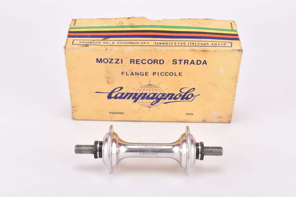 NOS/NIB Campagnolo Record Pista #1036/2A Low Flange front Hub with 28 holes from the 1960s - 1980s