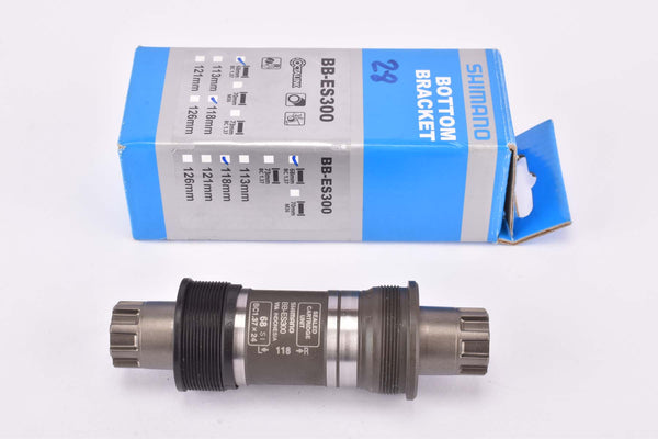 NOS/NIB Shimano Alivio #BB-ES300 sealed cartridge Octalink Bottom Bracket in 118 mm with english thread from 2020