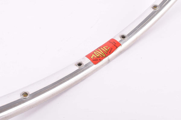 NOS Polished Mavic Monthlery Pro tubular single Rim in 28" with 32 holes from the 1970s - 1980s