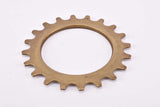 NOS Regina Extra Oro #3 golden steel Freewheel Cog, 4-speed, 5-speed and 6-speed threaded  Sprocket with 20 teeth from the 1960s - 1980s