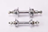 NOS Weco Nabe Chrome plated steel Hub set with english thread (BSA) solid axle and 36 holes from the 1950s - 1970s