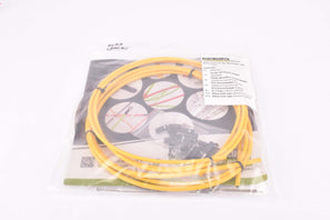 NOS Yellow Velda Road cylco set: VC-ROADSET-A4 complete Cable Set  Brake and gear shifting Cable and Casing / Housing set