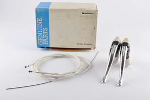 NEW Shimano Exage Motion #BL-A251 brake lever set with white hoods from the 1990s NOS/NIB