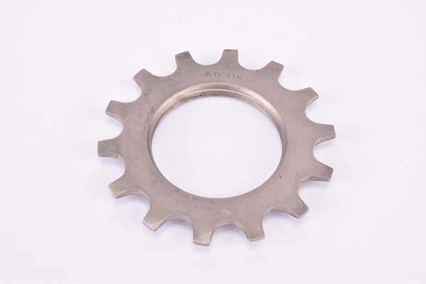 NOS Shimano Dura-Ace #CS-7400-8 8-speed Cog threaded on inside (#BC34.6), Uniglide  (UG) Cassette Top Sprocket with 14 teeth from the 1990s