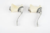 Shimano 105 #BL-1051 aero brake lever set with white hoods from the late 1980s