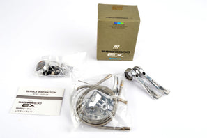 NEW Shimano 600EX #SL-6207-FA braze-on shifter set from the 1980s NOS