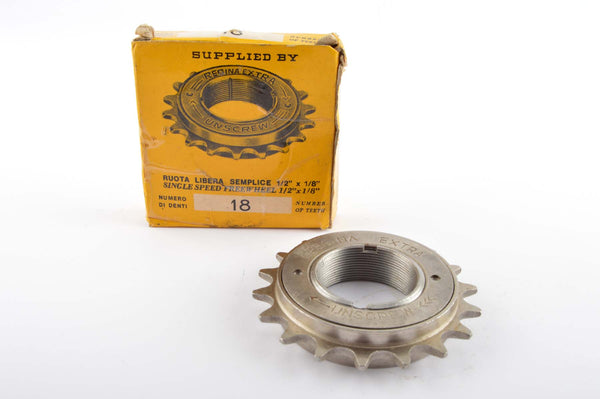 NEW Regina Extra single speed Freewheel with 18 teeth from the 1970s NOS/NIB