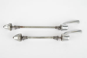 Shimano 600 Tricolore/Ultegra quick release set, front and rear Skewer from the 1980s -90s