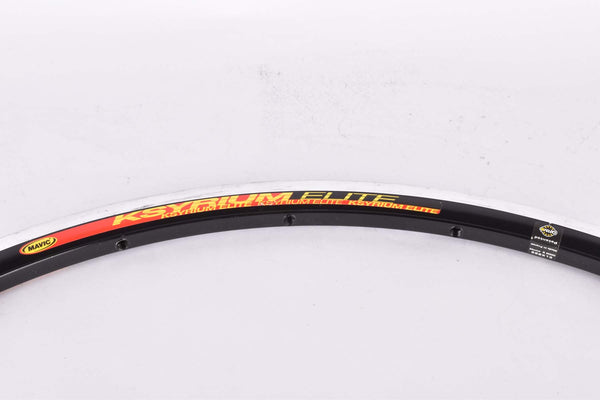 NOS Mavic Ksyrium Elite tubeless single rim in 28"/622mm with 20 holes, black