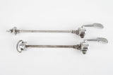 Campagnolo quick release set Record and Super Record, #1001/3 and #1006/8x6 front and rear Skewer from the 1970s - 80s