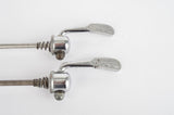 Campagnolo quick release set Record and Super Record, #1001/3 and #1006/8x6 front and rear Skewer from the 1970s - 80s