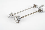 Campagnolo quick release set Record and Super Record, #1001/3 and #1006/8x6 front and rear Skewer from the 1970s - 80s