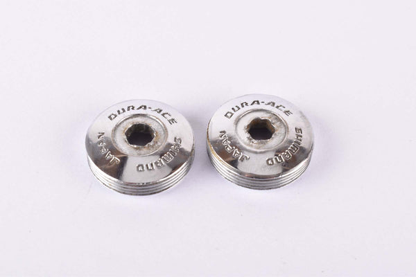 Shimano Dura-Ace #GA-200 (#FC-7500) crank set dust caps from the 1970s - 80s