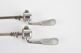 Campagnolo quick release set Record and Super Record, #1001/3 and #1006/8x6 front and rear Skewer from the 1970s - 80s