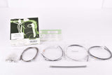 NOS/NIB Nokon Konkavex roadbike brake cable set with silver aluminum housing (#KON 050 17)