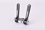 Shimano Dura Ace #LA-100 first Gen. Black clamp-on Gear Lever Shifter Set from the 1970s - 80s