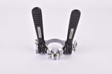 Shimano Dura Ace #LA-100 first Gen. Black clamp-on Gear Lever Shifter Set from the 1970s - 80s