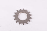 NOS Shimano Dura-Ace #CS-7400 Uniglide (UG) Cassette Top Sprocket for 7-speed, threaded on inside with 15 teeth from the 1980s