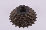 NOS/NIB Shimano #CS-HG50-6ad 6-speed STI / SIS Hyperglide cassette with 12-24 teeth from the 1980s - 1990s