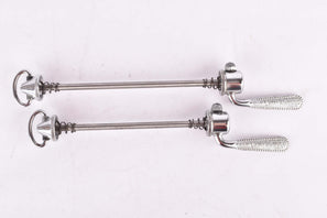 Campagnolo pre cpsc quick release set Record and Super Record, #1001/3 and #1006/8 front and rear Skewer from the 1950s - 1970s