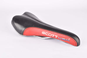 Black and Red Scott USA labled Velo Saddle