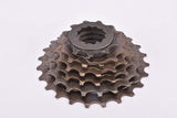 NOS/NIB Shimano #CS-HG50-6ad 6-speed STI / SIS Hyperglide cassette with 11-24 teeth from the 1980s - 1990s