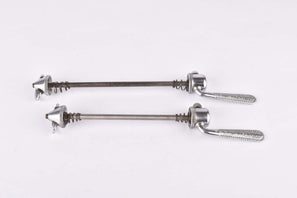 Campagnolo pre cpsc quick release set Record and Super Record, #1001/3 and #1006/8 front and rear Skewer from the 1950s - 1970s