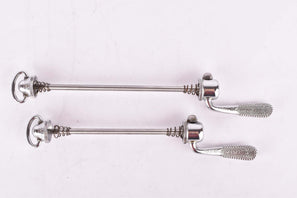 Campagnolo post CPSC quick release set Record and Super Record, #1001/3 and #1006/8 front and rear Skewer from the 1970s - 80s