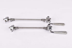 Campagnolo pre cpsc quick release set Record and Super Record, #1001/3 and #1006/8 front and rear Skewer from the 1950s - 1970s