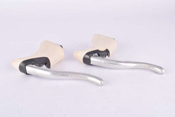 Shimano Exage Motion #BL-A251 aero Brake Lever Set with white Hoods from 1980s - 90s