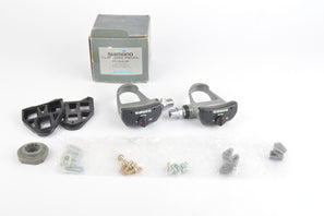 NEW Shimano 600 Ultegra #PD-6402 Pedals including cleats and english threading from the 1990s NOS/NIB