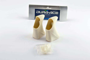 NEW Shimano Dura-Ace #88 A 9801 white Brake Lever Hoods from the 1990's NOS