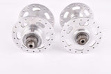 Moyeux RFG aluminum high flange hub set with 36 holes and french thread from the 1960s