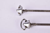 Campagnolo pre cpsc quick release set Record and Super Record, #1001/3 and #1006/8 front and rear Skewer from the 1950s - 1970s