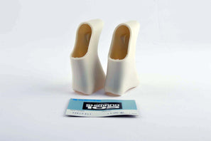 NEW Shimano 105 #86 E 9811 white Brake Lever Hoods from the 1990's NOS