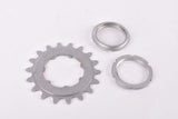 Miche pista/track Sprocket for 1/2"x1/8" chain with 18 teeth and italian threaded sprocket bearer